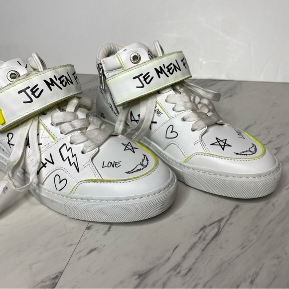 Zadig & Voltaire Mid Flash Sneaker 38 / 8 - Picture 9 of 15